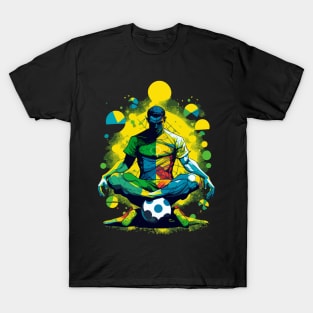 Brazil Soccer Magic Artwork T-Shirt